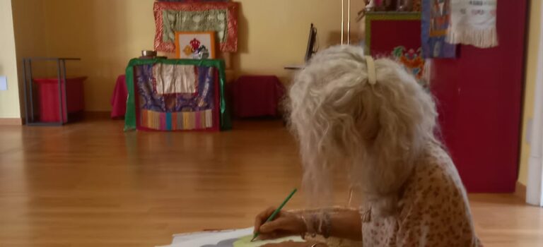 Taller de arte budista