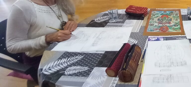 Taller arte budista